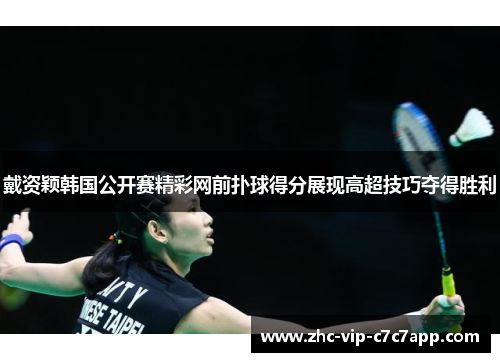 戴资颖韩国公开赛精彩网前扑球得分展现高超技巧夺得胜利